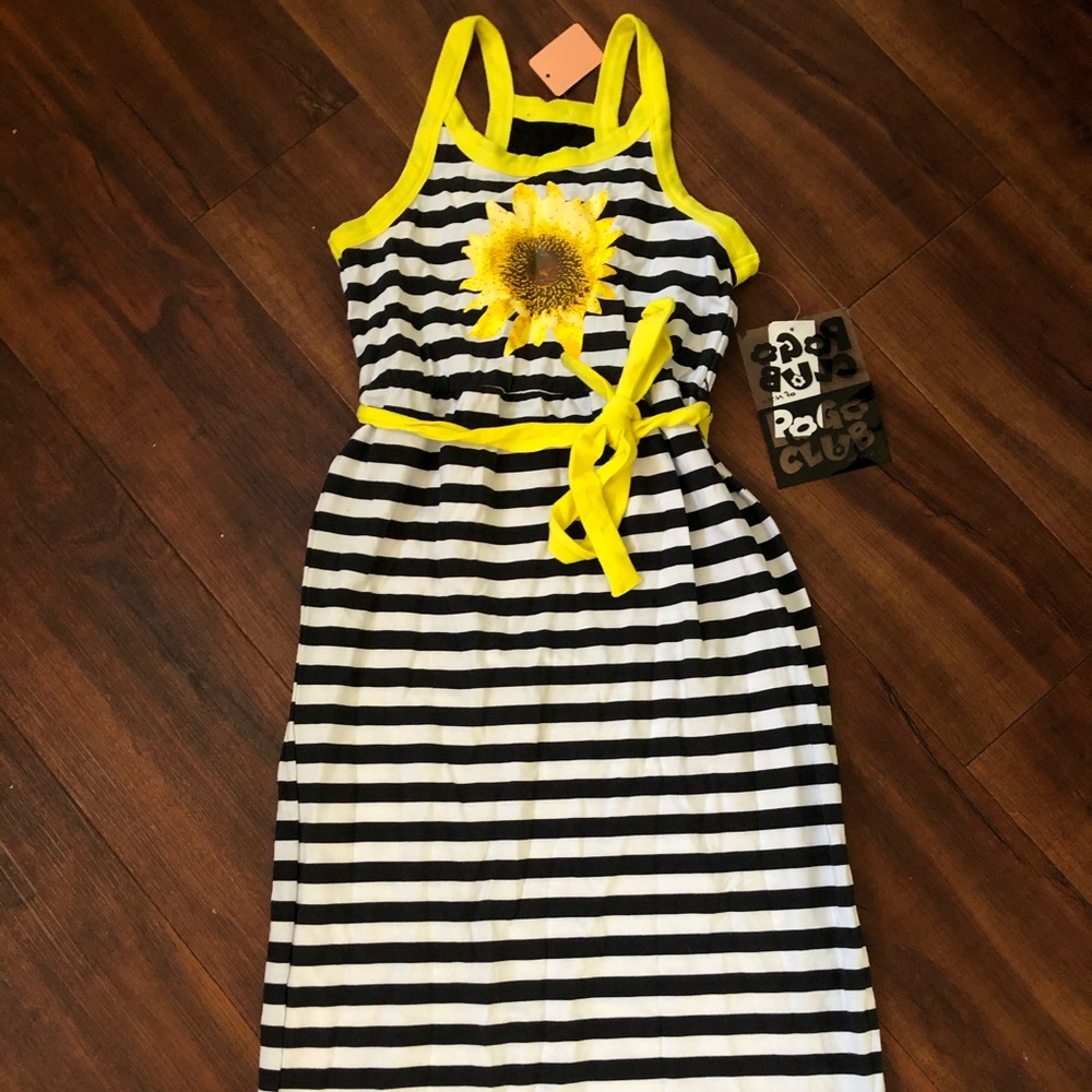 Striped long dress